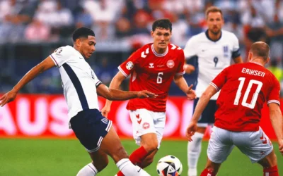 denmark national football team vs england national football team timeline