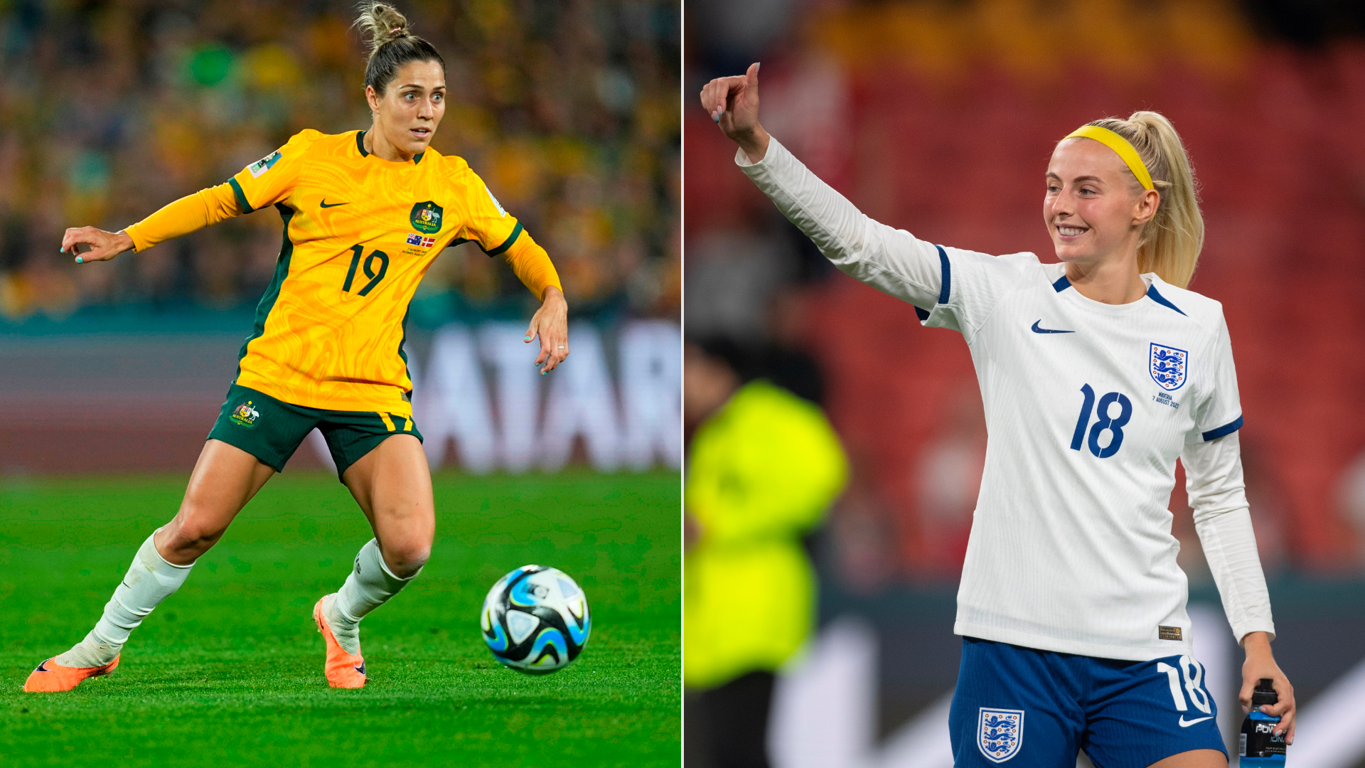 England women's national football team vs australia women's national football team timeline