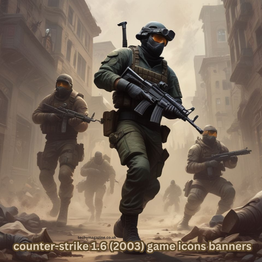 Counter-Strike 1.6 (2003) Game Icons Banners